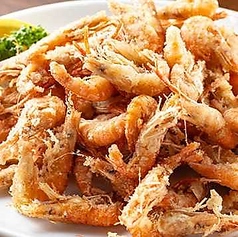 川海老の唐揚げ/砂肝の唐揚げ