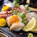 料理メニュー写真&nbsp;お造り盛り合わせ五種