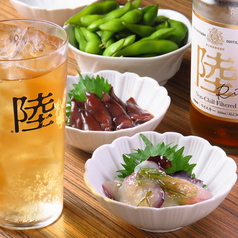 お酒と相性の良いおつまみも充実◎