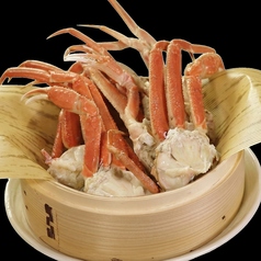 オオズワイガニ蒸し