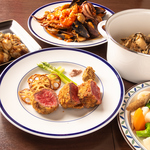 旬の食材を彩り豊かにご用意したPartyコース!季節で変わるお料理でいつ来ても新しい味との出逢いが♪