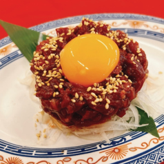 桜肉の赤身ユッケ