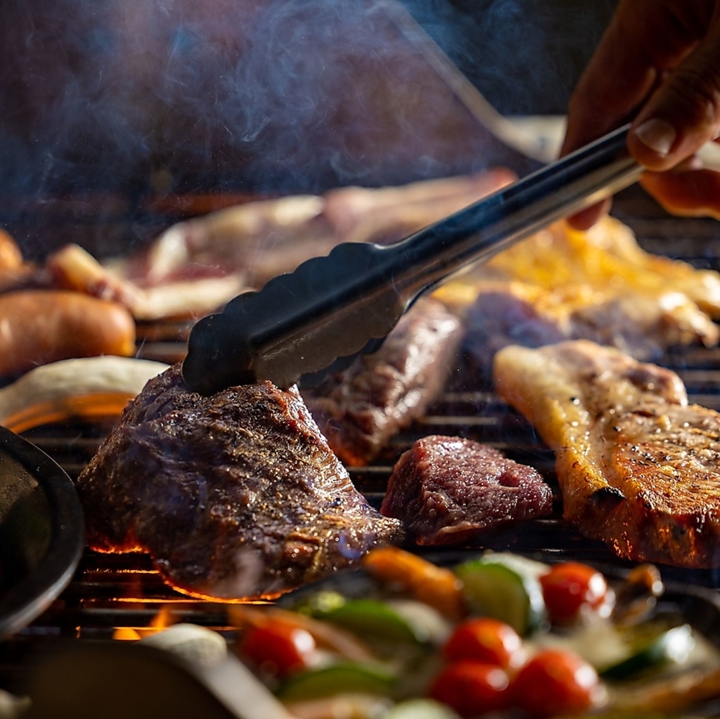 開放的なテラス席で貸切BBQプランもお楽しみいただけます。