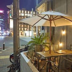 開放的なテラス席！