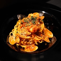 海の恵みが堪能できる★海鮮トマトパスタ