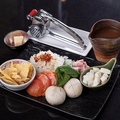 料理メニュー写真&nbsp;豚肉とトマトとバジルチーズ