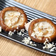 ジャンボ椎茸の炙り焼き（山わさび）