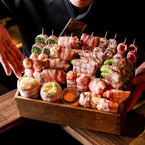 野菜巻き専門店だからこそ食べられる『一串一品』の創作串！