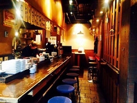 焼き鳥のお店らしい和の雰囲気