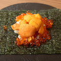 料理メニュー写真 雲丹とイクラの贅沢寿司