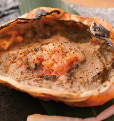 かにみそ焼(甲羅焼き)