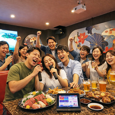 個室カラオケへその雰囲気1