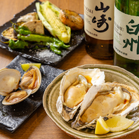 海鮮に合う地酒と共に味わい深い料理を楽しんで