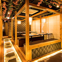 デザイナーズ個室はモダンで落ち着けるイメージに設計