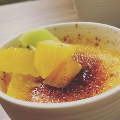 紅孔雀のクレームブリュレ