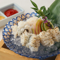 夏の風物詩　活〆鱧