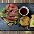 料理メニュー写真 黒毛和牛のイチボステーキ