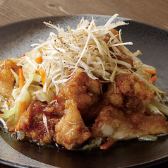 若鶏のネギ塩炒め