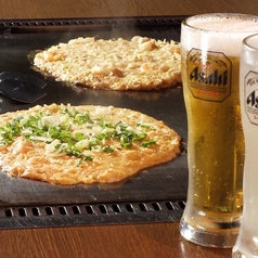 大人気★自分でトッピングを選ぶ『京・もんじゃ焼き』の写真