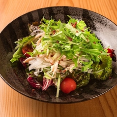 アボカドと蒸し鶏のシーザーサラダ