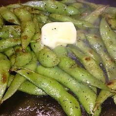 枝豆にんにくバター焼き