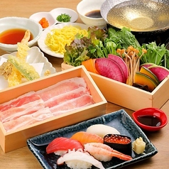 十勝豚のしゃぶしゃぶお盆