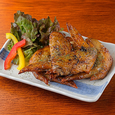 大山地鶏の香味手羽先
