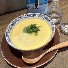 山芋と小エビのふわトロ茶碗蒸