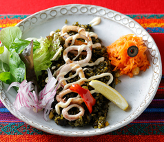 イカスミのパエリータ