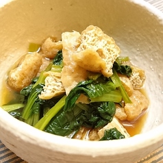 小松菜と油揚げの煮物