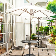 開放的なオープンテラス席☆