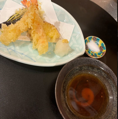 天婦羅三種盛合せ