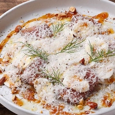 ローストビーフとマッシュルームのサラダ仕立て ~トリュフのドレッシング~