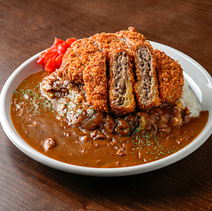 カレー ＋ 肉汁爆発メンチカツ(2ケ)