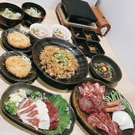 【馬肉を堪能】絶品馬刺しから馬焼肉まで楽しめるコース