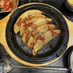 チャプチェ餃子定食（４ピース）