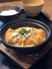 豆腐カツとじ定食