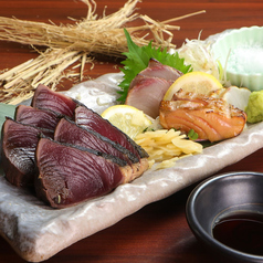藁焼き盛り合わせ