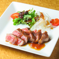 厳選した和牛を使った上質な肉料理