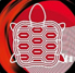 鉄板 紅亀のロゴ