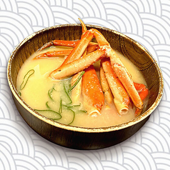 日替わりカニの味噌汁