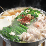 【博多もつ鍋コース】人気の逸品と厳選牛モツ使用♪〈全7品〉120分飲み放題付4000円(税込)