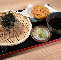 野菜かき揚げつけ汁そば