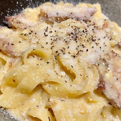 【クリーム味】カルボナーラフェットチーネ