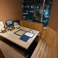 半個室のくつろぎ空間