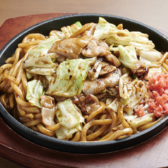 【もっちり】太麺に自家製ソースが絡む☆北新地焼きそば