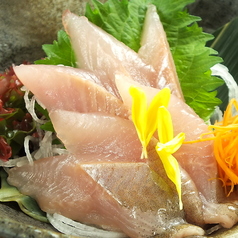 活〆釣りホッケ刺し