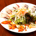 料理メニュー写真 ４種の魚介カルパッチョ