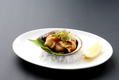 ホタテとあわびのバターソテー