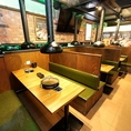 【5～6名様用テーブル席】ご友人との飲み会にぴったりの6名様席テーブル席◎ワイワイ食べ放題を楽しめます！